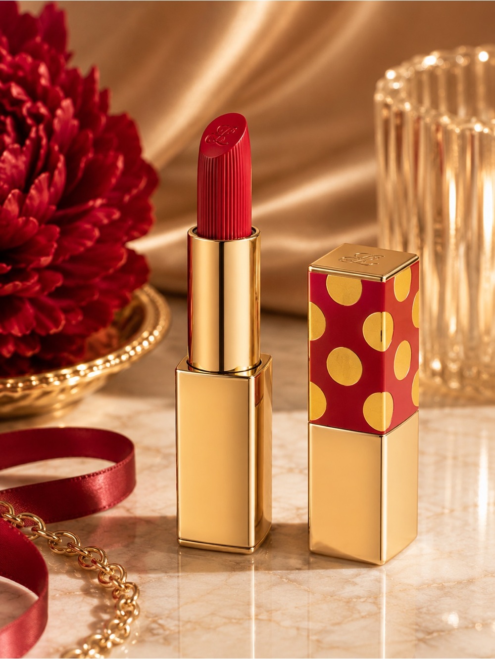 Estée Lauder Red Ribbon Limited Edition Lipstick Full Size NWOB